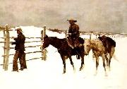 Frederick Remington The Fall of the Cowboy china oil painting reproduction